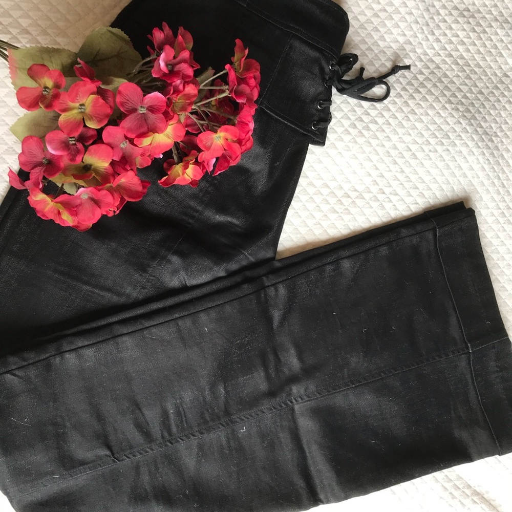 Charlotte Russe dress pants with tieback waste
